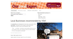 Desktop Screenshot of ourlocalexpert.co.uk